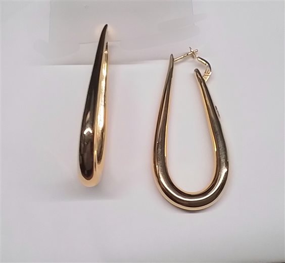 Ohrringe Soprana Gioielleria Dame in Gold OG SCHIAVA GOCCIA LUNGA - OG SCHIAVA GOCCIA LUNGA